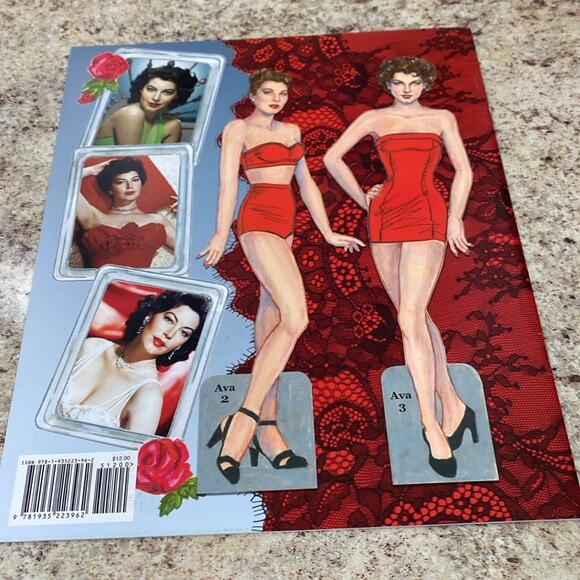 Vintage Ava Gardner paper dolls by David Wolfe - Picture 2 of 3